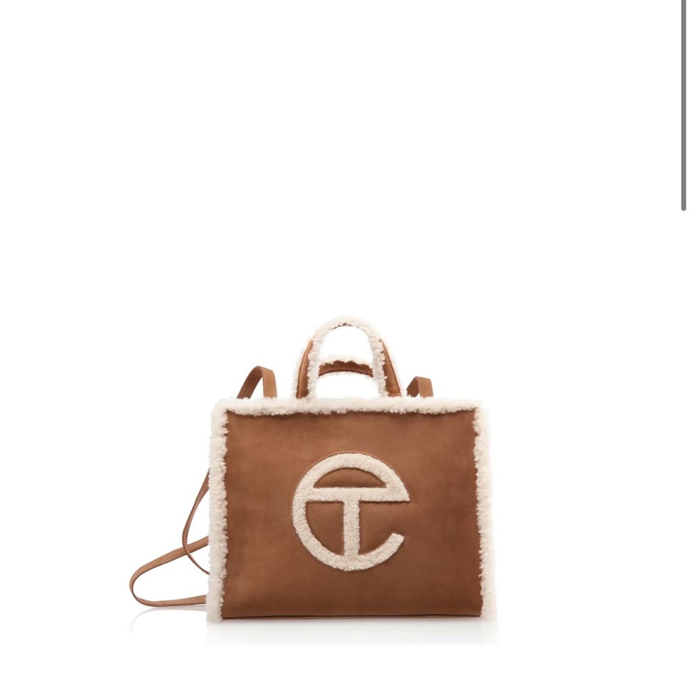 🚨SOLD OUT🚨 NEW UGG x TELFAR MEDIUM SHOPPING BAG- CHESTNUT